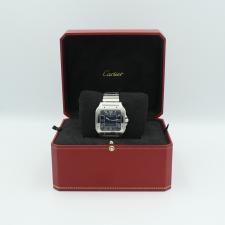 Gents Cartier Santos WSSA0030 Steel case with Blue dial