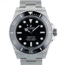 Gents Rolex Submariner Non Date 124060 Stainless Steel case with Black dial