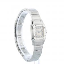 Ladies Cartier Santos Galbee W20056D6 Steel case with Silver dial