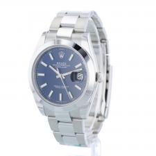 Gents Rolex Datejust 41 126300 Stainless Steel case with Blue dial