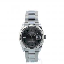 Gents Rolex DateJust 36 126234 Steel case with Wimbledon dial