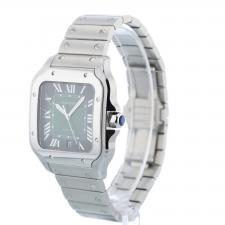 Gents Cartier Santos WSSA0062 Steel case with Green dial