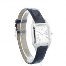 Gents Cartier Santos Dumont  WSSA0085 Steel case with Silver dial