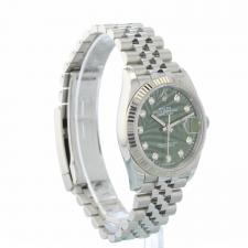 Gents Rolex DateJust 36 126234 Stainless Steel case with Palm Diamond dial