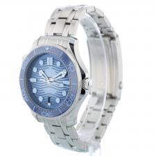 Gents Omega Seamaster Diver 300 21030422003003 Steel case with Blue and Silver dial