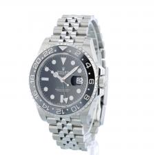 Gents Rolex GMT Master II 126710GRNR Stainless Steel case with Black dial