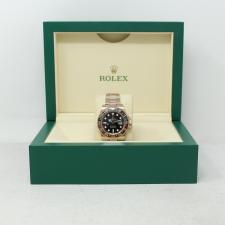 Gents Rolex GMT Master II 126715CHNR 18ct Rose Gold case with Black dial