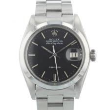 Gents Rolex Air King date 5700 Steel case with Black dial