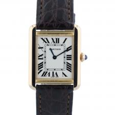 Ladies Cartier 3168 18ct Yellow Gold Stainless Steel case with Silver dial