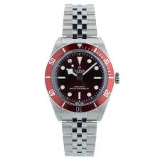 Gents Tudor Black Bay 7939A1A0RU Steel case with Burgundy dial