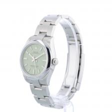 Ladies Rolex Oyster Perpetual 31 277200 Stainless Steel case with Pistachio dial