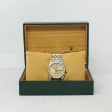 Gents Rolex Datejust 16233 18ct Yellow Gold Stainless Steel case with Gilt Diamond dial