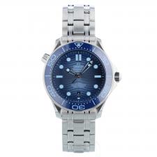 Gents Omega Seamaster 21030422003003 Steel case with Summer Blue Wave dial