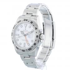 Gents Rolex Explorer II 216570 Stainless Steel case with White dial