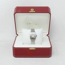 Ladies Cartier Santos 1565 Steel case with White dial
