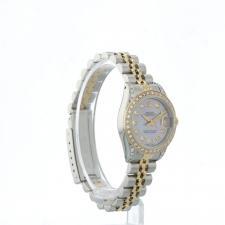 Ladies Rolex DateJust 69173 18ct Yellow Gold Stainless Steel case with MOP Diamond dial