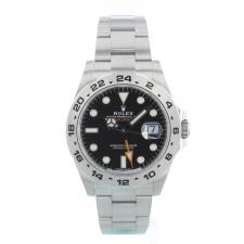 Gents Rolex Explorer II 216570 Steel case with Black dial
