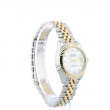 Ladies Rolex DateJust 28 279173 18ct Yellow Gold Stainless Steel case with MOP Diamond dial