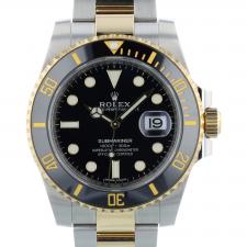 Gents Rolex Submariner Date 116613LN 18ct Yellow Gold   Stainless Steel case with Black dial