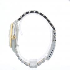 Gents Rolex Datejust 16233 18ct Yellow Gold Stainless Steel case with Champagne Diamond Set dial