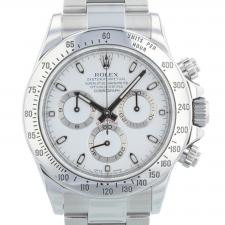 Gents Rolex Daytona 116520 Steel case with White dial