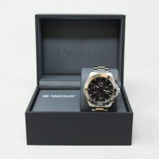 Gents Tag Heuer Aqua Racer Chronograph CAY211Z Steel case with Black dial