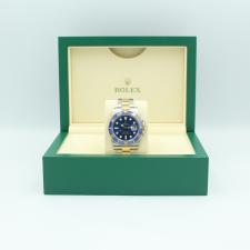 Gents Rolex Submariner Date 116613LB 18ct Yellow Gold   Stainless Steel case with Blue dial