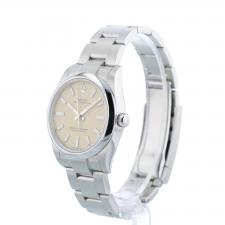Gents Rolex Oyster Perpetual 34 124200 Steel case with Beige dial