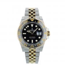 Gents Rolex GMT Master II 126713GRNR 18ct Yellow Gold Stainless Steel case with Black dial