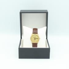 Gents Omega Seamaster Gold Plated Stainless Steel case with Gilt dial