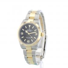 Gents Rolex Explorer 124273 18ct Yellow Gold   Stainless Steel case with Black dial