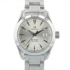 Ladies Omega Seamaster Aqua Terra 25773000 Steel case with Silver dial