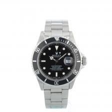 Gents Rolex Submariner Date 16610 Steel case with Black dial