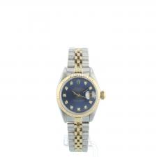 Ladies Rolex Datejust 69173 18ct Yellow Gold   Stainless Steel case with Gilt   Diamond dial