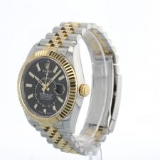 Gents Rolex Sky Dweller 336933 18ct Yellow Gold Stainless Steel case with Black dial