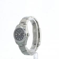 Ladies Rolex Oyster Perpetual 176200 Steel case with Black dial