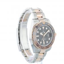 Gents Rolex GMT Master II 126711CHNR 18ct Rose Gold Stainless Steel case with Black dial