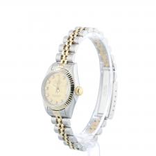 Ladies Rolex Datejust 69173 18ct Yellow Gold   Stainless Steel case with Gilt Diamond dial