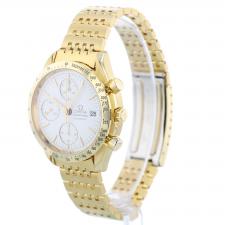 Gents Omega Seamaster 1750043 18 CT case with White dial