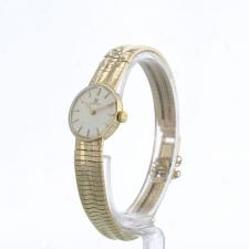 Ladies Omega 7115505 7115505  9 CT case with Silver dial