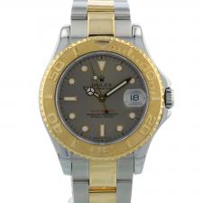 Ladies Rolex Yacht Master 68623 18ct Yellow Gold   Stainless Steel case with Silver dial