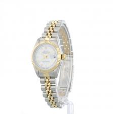 Ladies Rolex DateJust 69173 18ct Yellow Gold   Stainless Steel case with White dial
