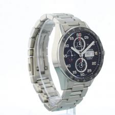 Gents Tag Heuer Carrera CV2A1R Steel case with Black dial