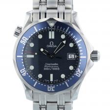 Gents Omega Seamaster 25618000 Stainless Steel case with Blue Wave dial
