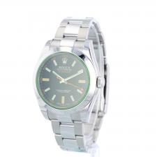Gents Rolex Milgauss 116400GV Steel case with Black dial