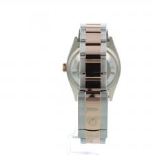 Gents Rolex Datejust 36 126281RBR 18ct Rose Gold   Stainless Steel case with Black Diamond Set  dial