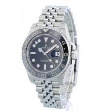 Gents Rolex GMT Master II 126710GRNR Stainless Steel case with Black dial