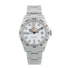 Gents Rolex Explorer II 226570 Steel case with Polar White dial