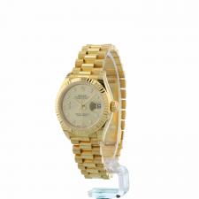 Ladies Rolex DateJust 279178 18 CT case with Gilt   Diamond dial
