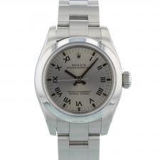 Ladies Rolex Oyster Perpetual 176200 Steel case with Silver dial